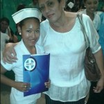 Guiselda at her nursing graduation